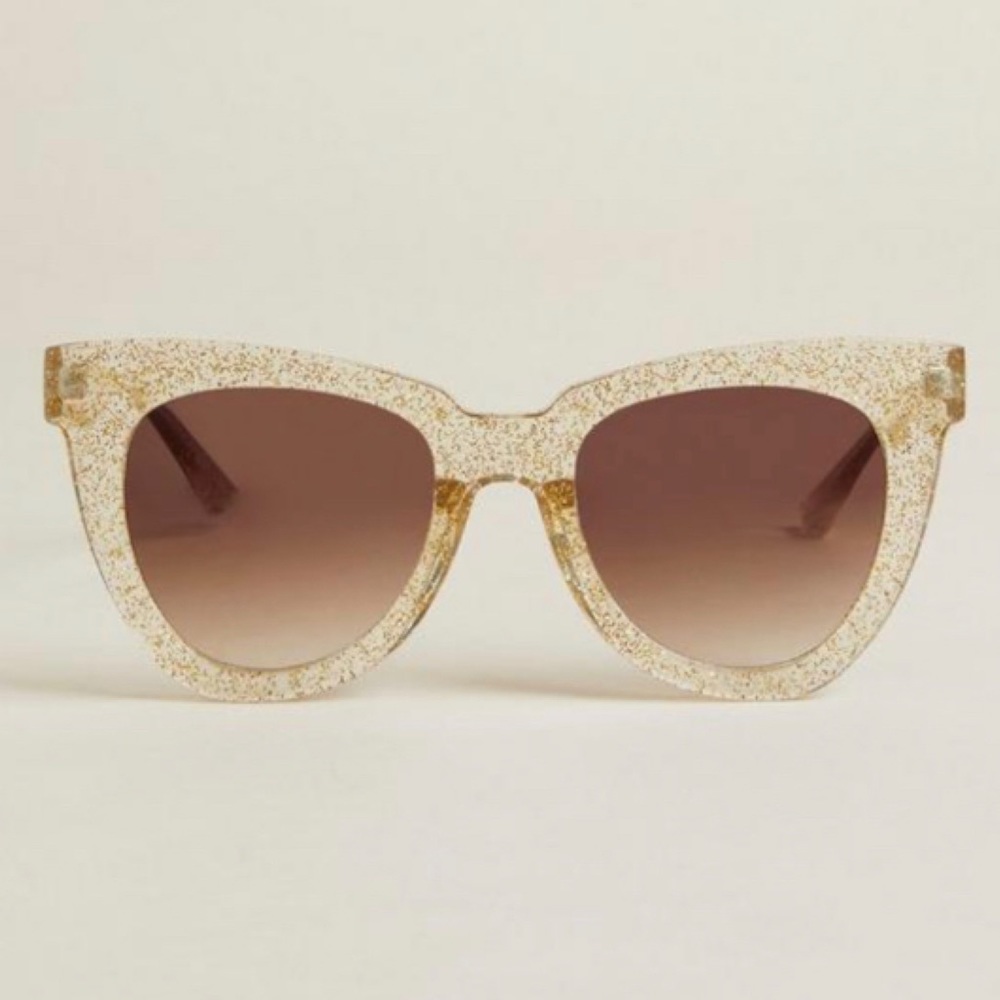 🆕 Sparkle Cat Eye Sunglasses NWT Torrid New! Gold
